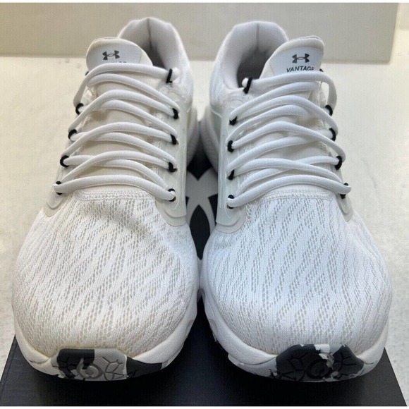 Men's UNDER ARMOUR UA Charged Vantage Marble White Running Shoes 3024734-100 NWD - Picture 2 of 4
